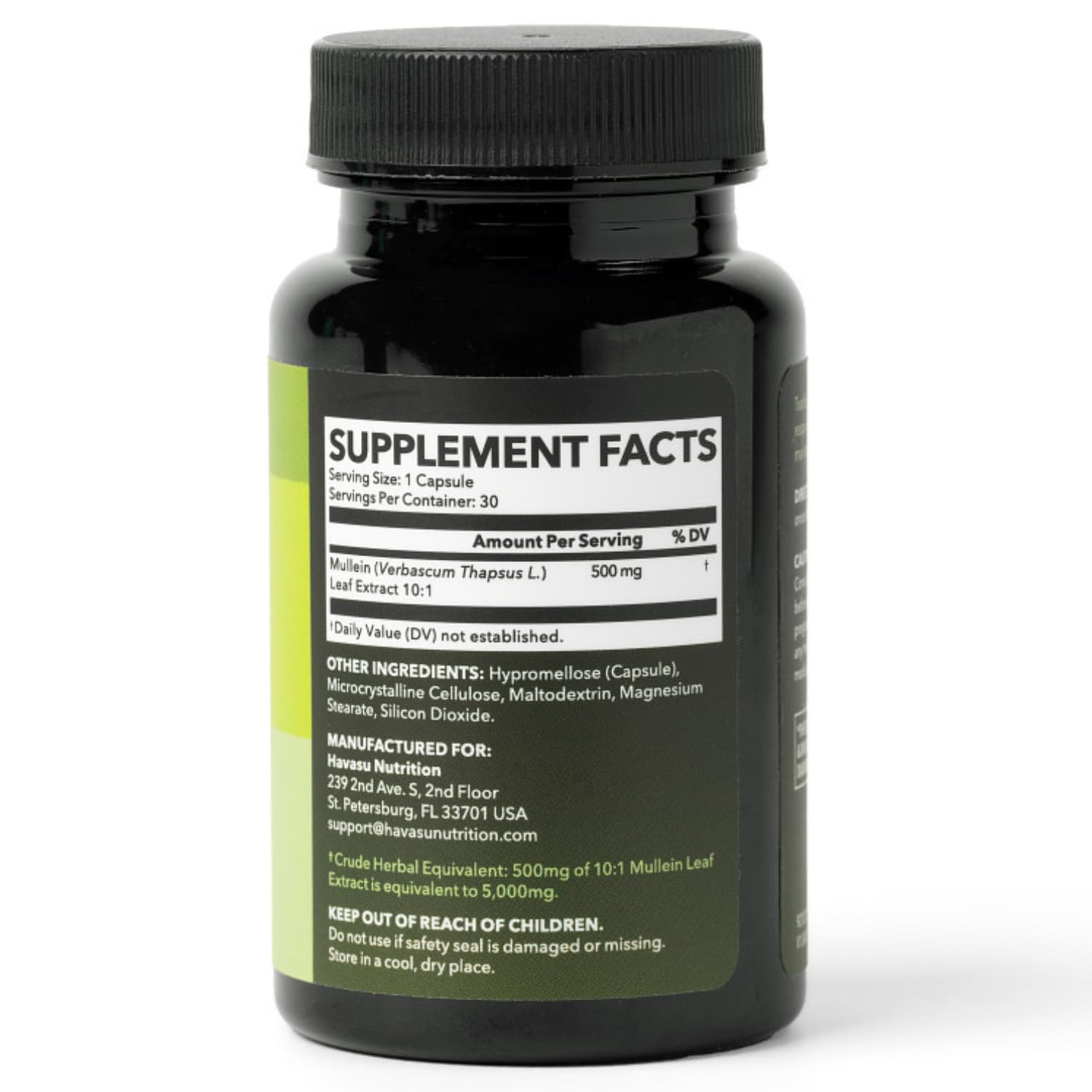 Amazon.com: Mullein Leaf Capsules for Respiratory Health - 500mg